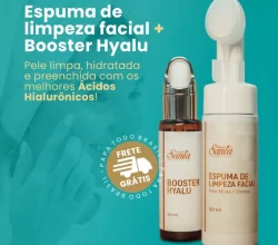Espuma de Limpeza Facial + Booster Hyalu