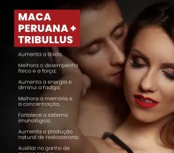 Maca Peruana 500mg + Tribullus 500mg